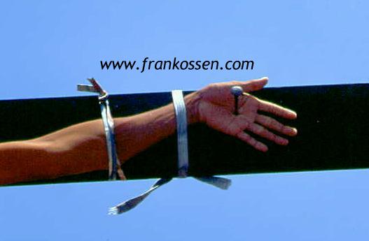 Christian Self-Imposed Gore: That's a REAL spike thru his hand.  Christian Self-Imposed Gore: That's a REAL spike thru his hand.